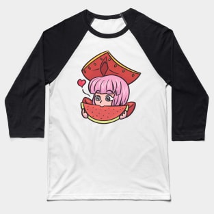 Diana Silvernale Watermelon - Summer Gaming Baseball T-Shirt